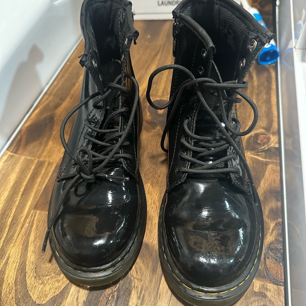 Dr. Martens Black Leather Boots